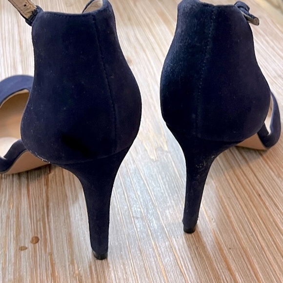 Nine West,Breezy T-Strap,Navy Heels,/Pumps, Arch Support & Comfy,EUC, Size 8.5 - Picture 4 of 12